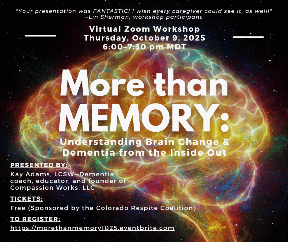 More Than Memory: Understanding Brain Change & Dementia from the Inside Out